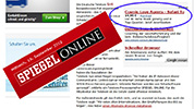 CLA ON SPIEGEL ONLINE
